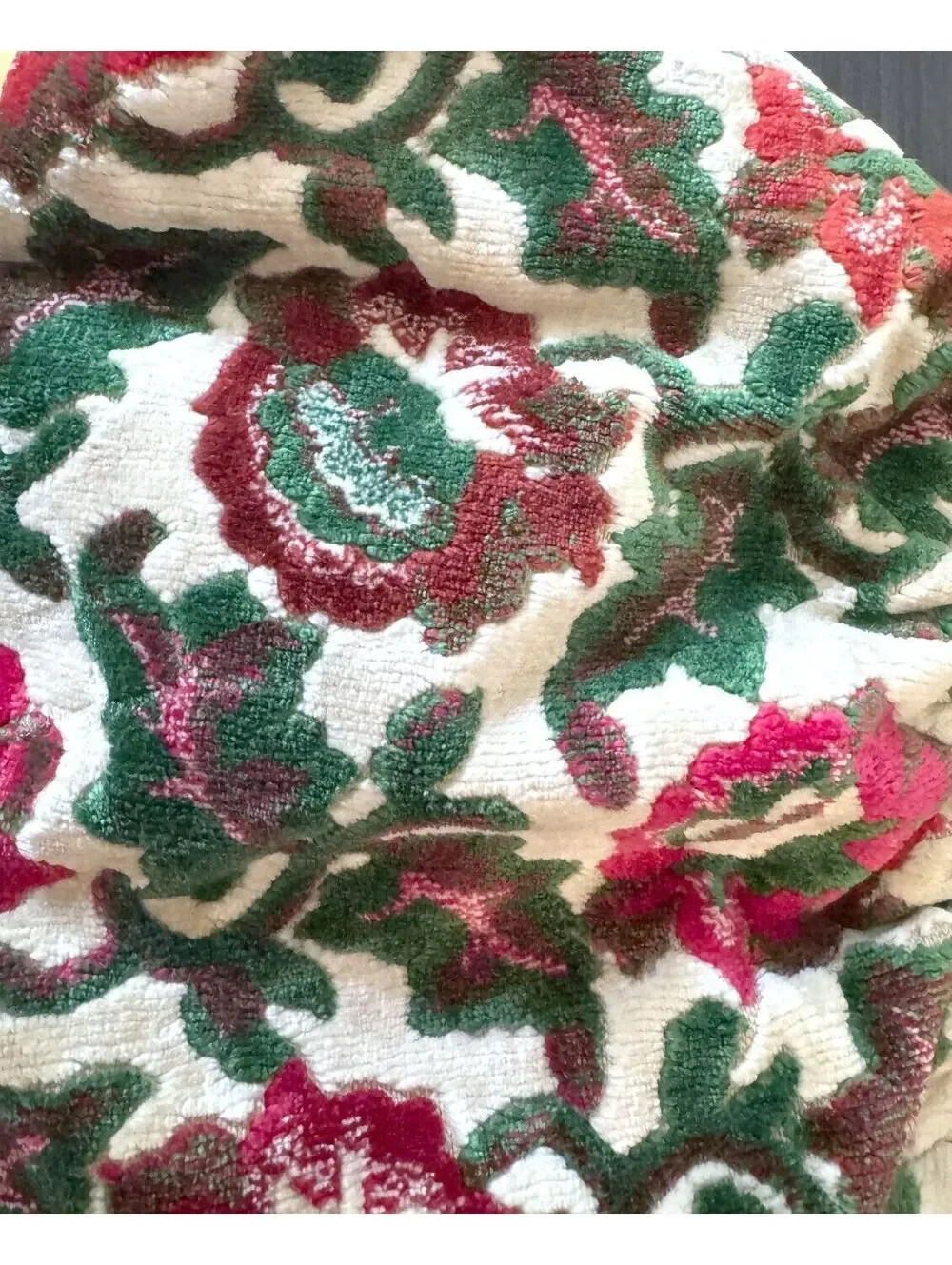 Vintage Floral Tapestry Carpet Bag Pochette